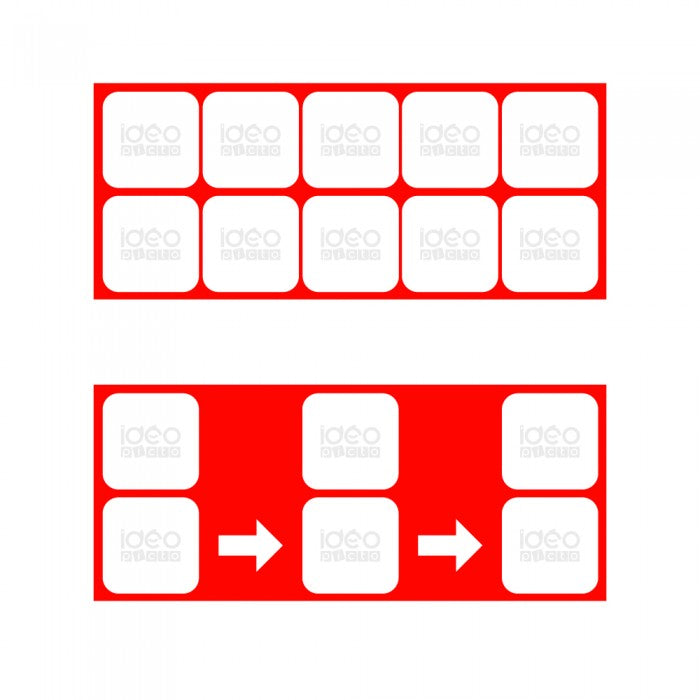 Support magnétique pour pictogrammes