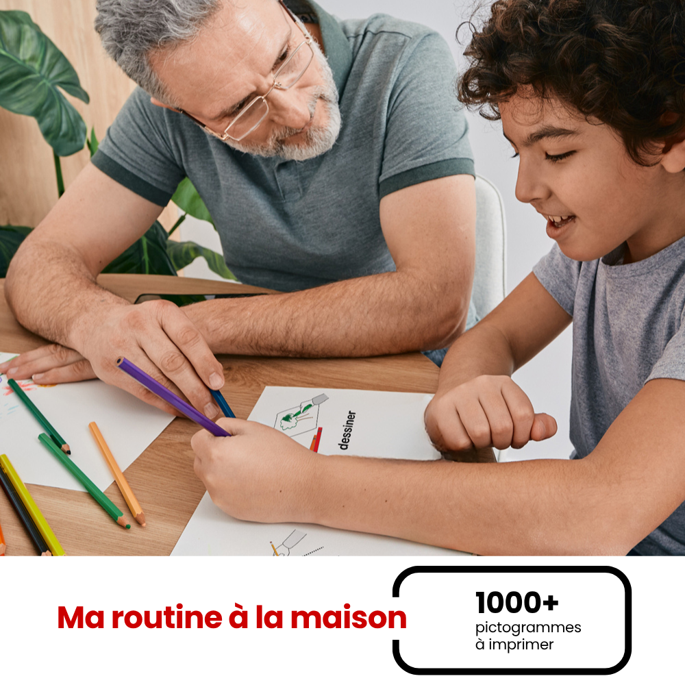 Ma routine à la maison – Plus de 1 000 pictogrammes à imprimer