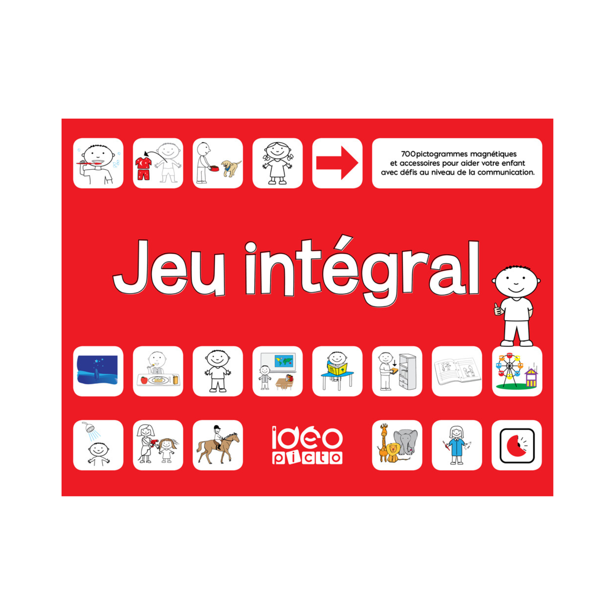Jeu intégral – Pictogrammes pour la communication et les routines